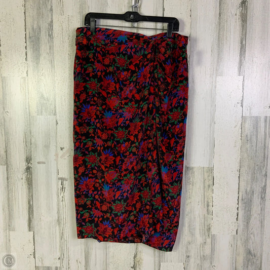 Skirt Midi By Rag And Bone In Red, Size: L