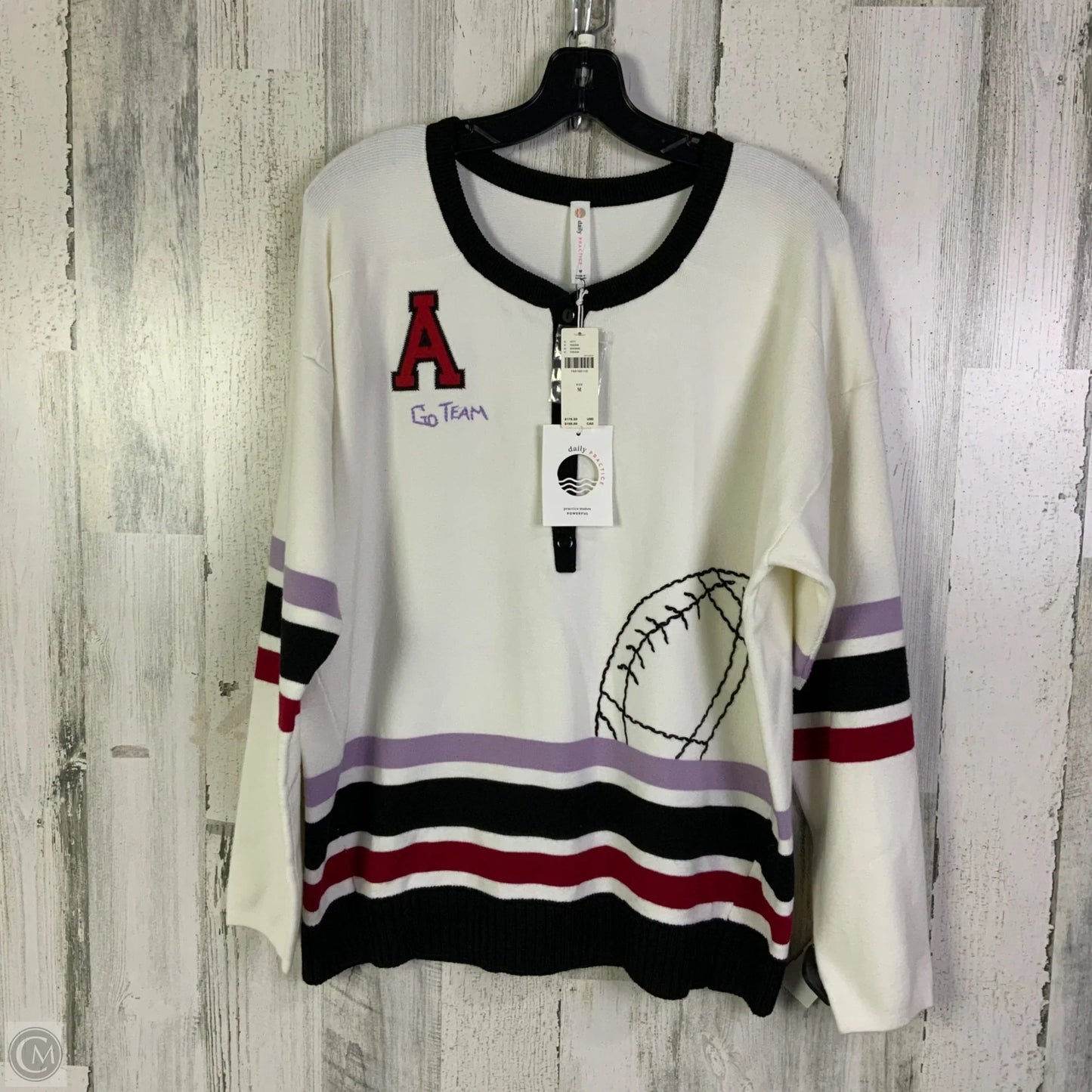 Sweater By Daily Practice By Anthropologie In Ivory, Size: M