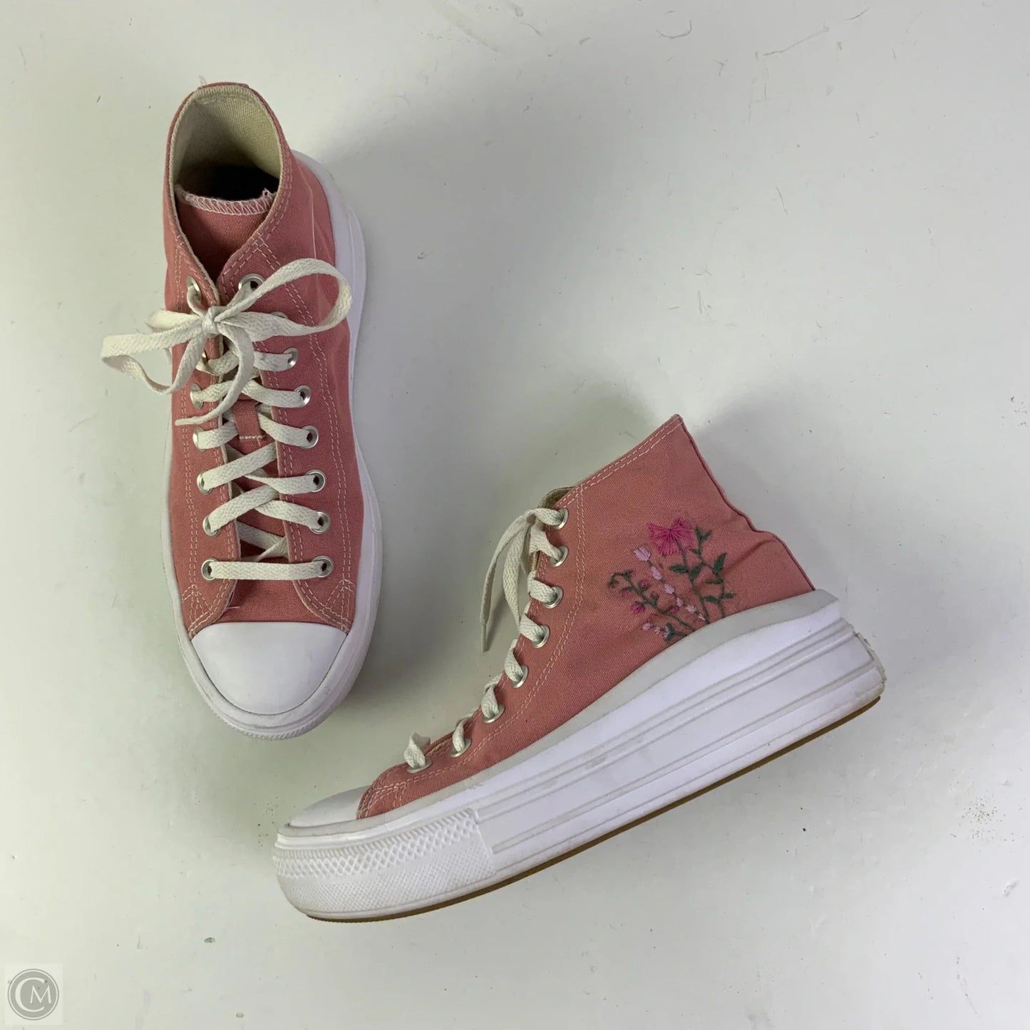 Shoes Sneakers Platform By Converse In Pink, Size: 10