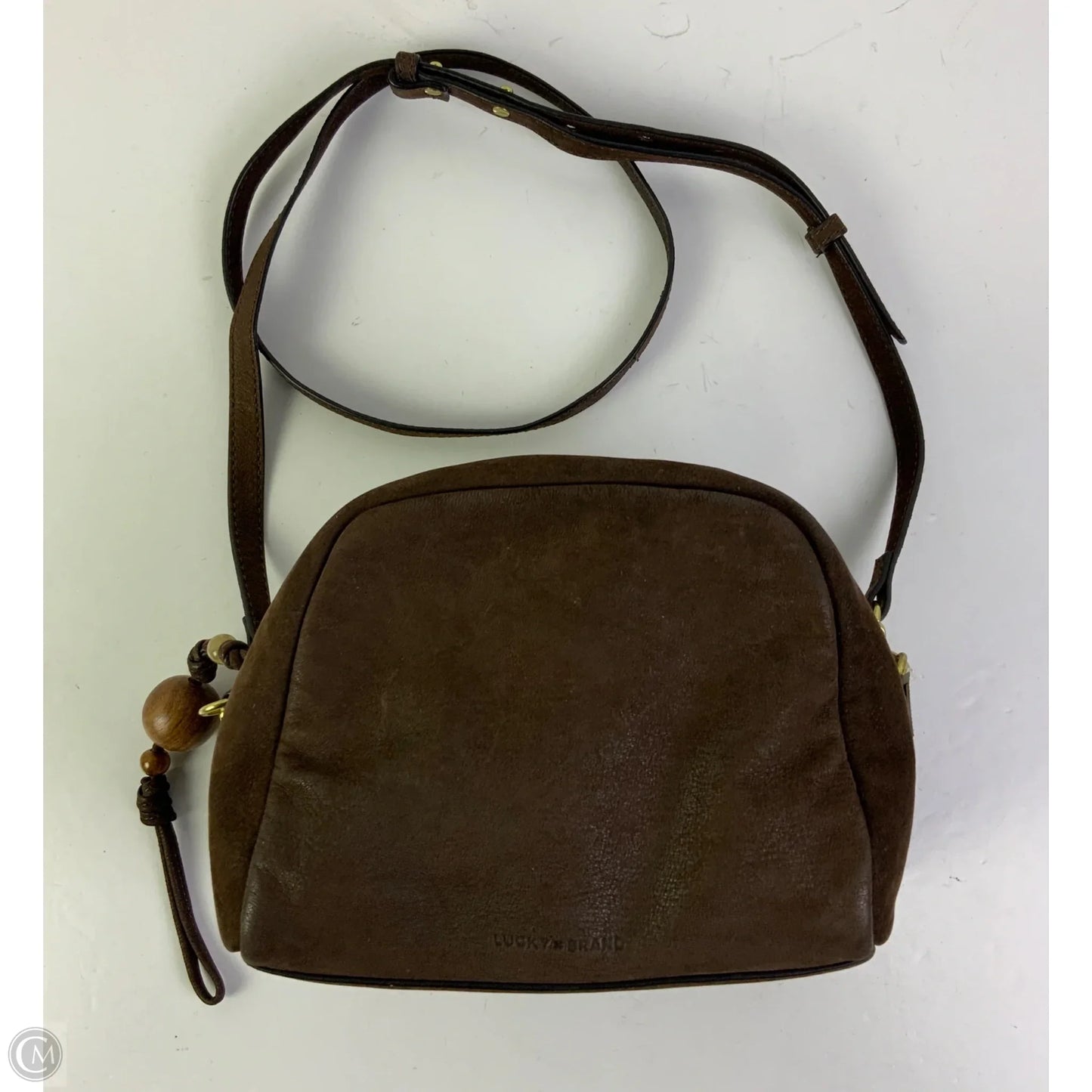 Crossbody Leather By Lucky Brand, Size: Small
