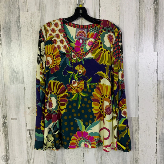 Top Long Sleeve Designer By Johnny Was In Multi-colored, Size: M