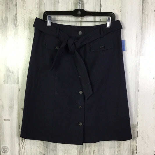 Skirt Mini & Short By Talbots In Navy, Size: 12