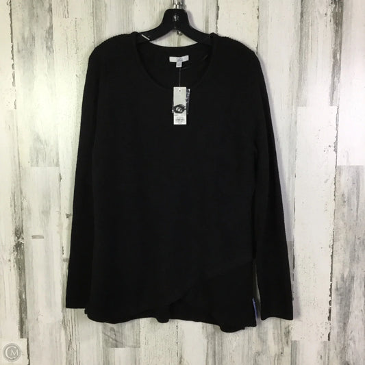 Sweater By Croft And Barrow In Black, Size: L