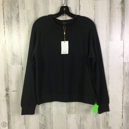 Sweatshirt Crewneck By Quince In Black, Size: M