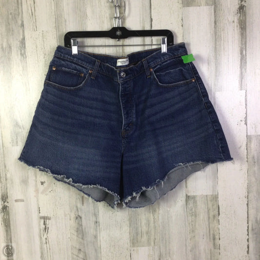 Shorts By Abercrombie And Fitch In Blue Denim, Size: 18