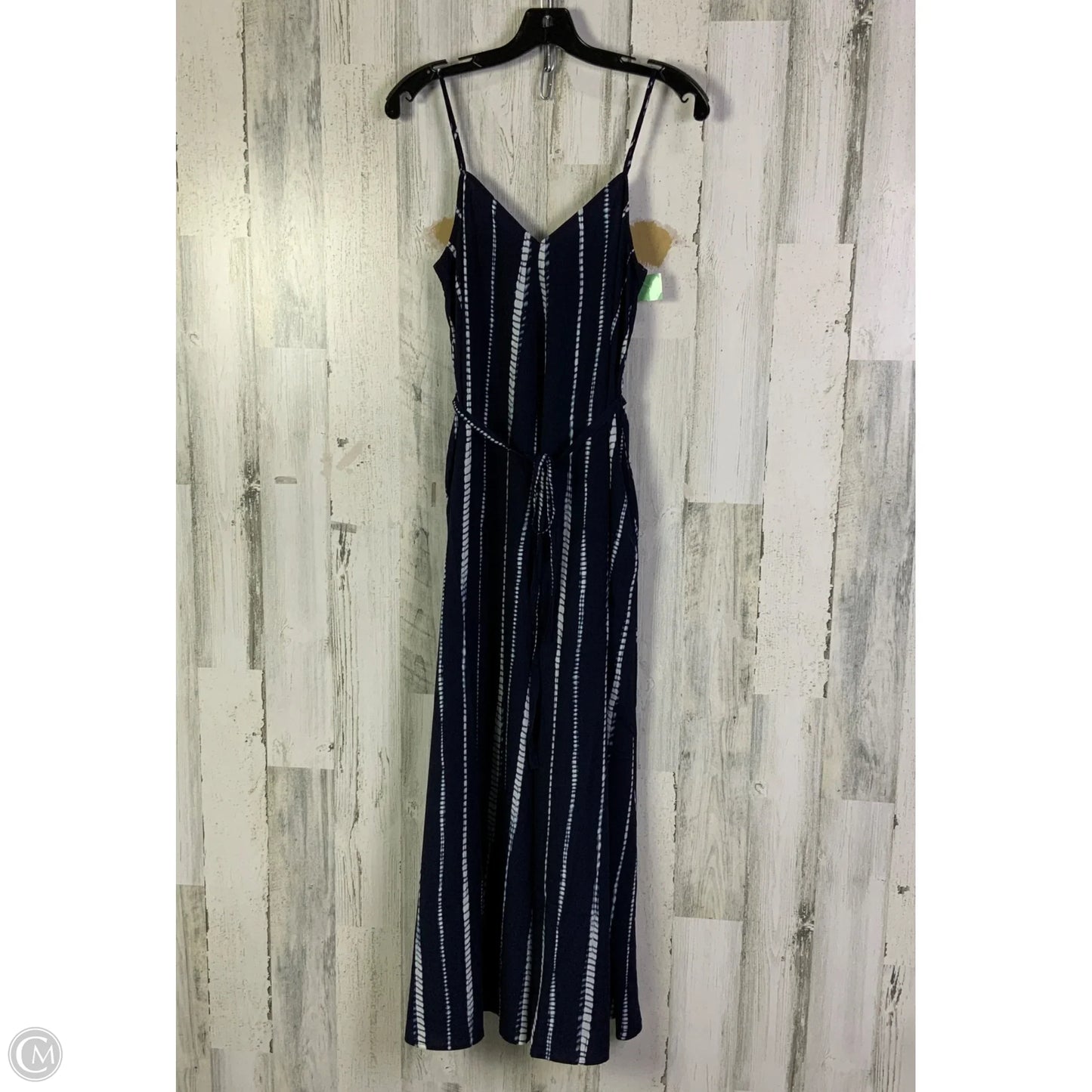 Dress Casual Maxi By Banana Republic In Blue & White, Size: Xs