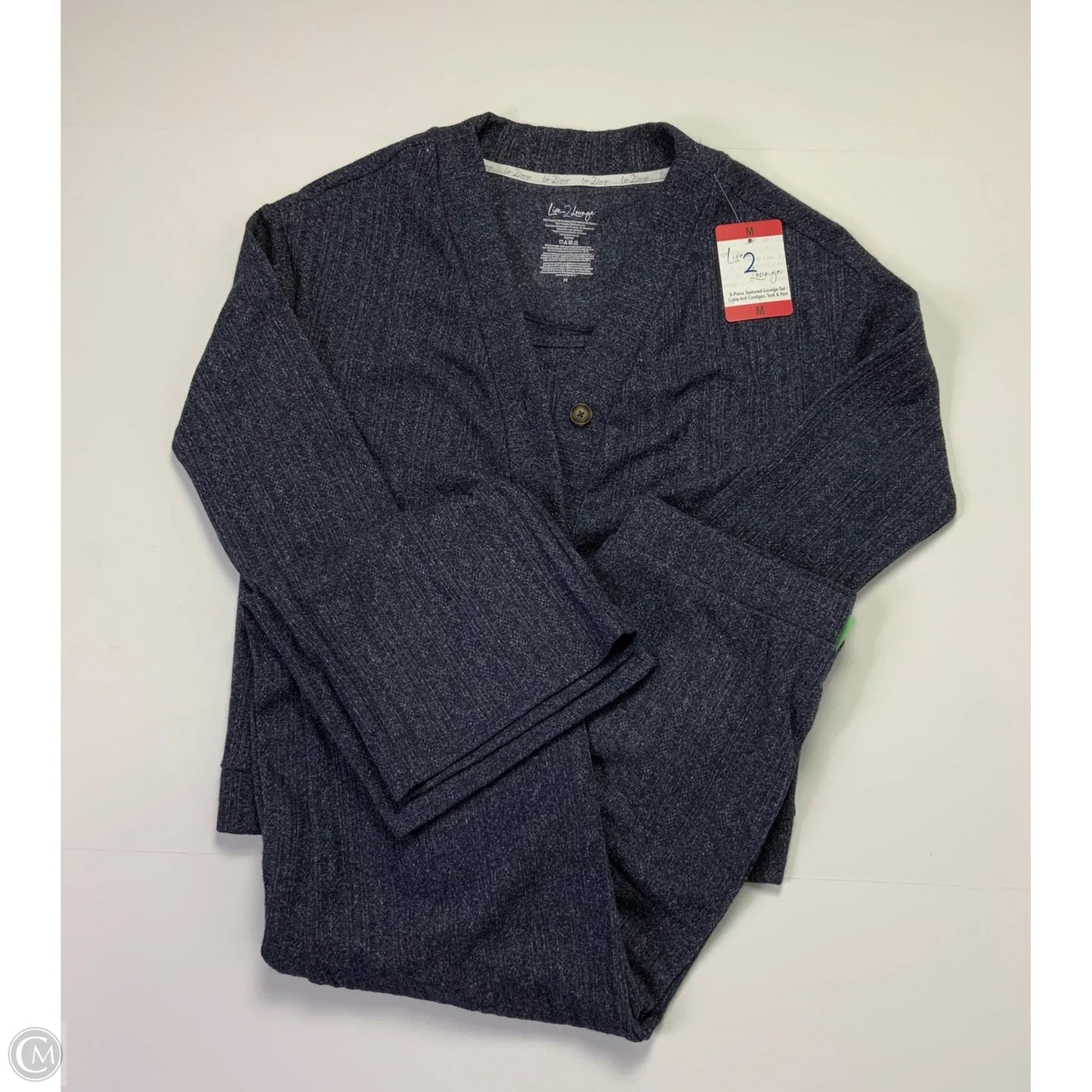 Lounge Set Pants By Clothes Mentor In Blue, Size: M