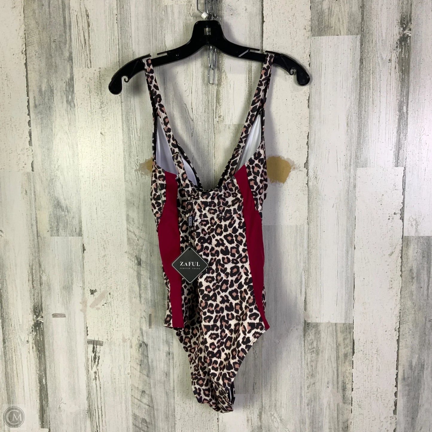 Swimsuit By Zaful In Leopard Print, Size: Xl