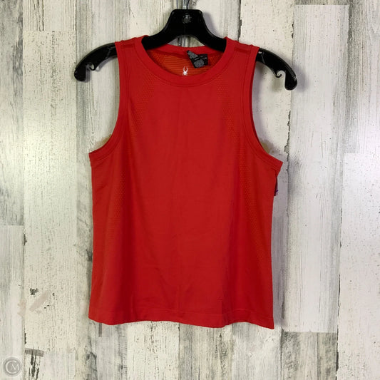 Athletic Tank Top By Spyder In Red, Size: S