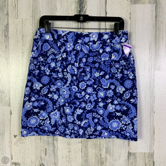 Skort By Croft And Barrow In Blue, Size: S