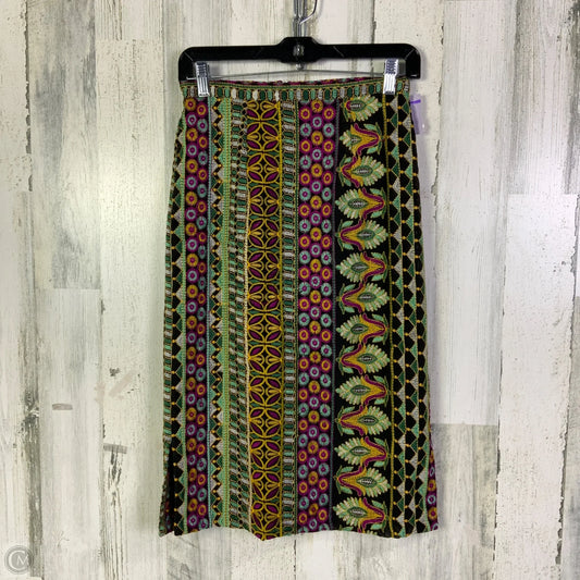 Skirt Midi By Anthropologie In Multi-colored, Size: 0