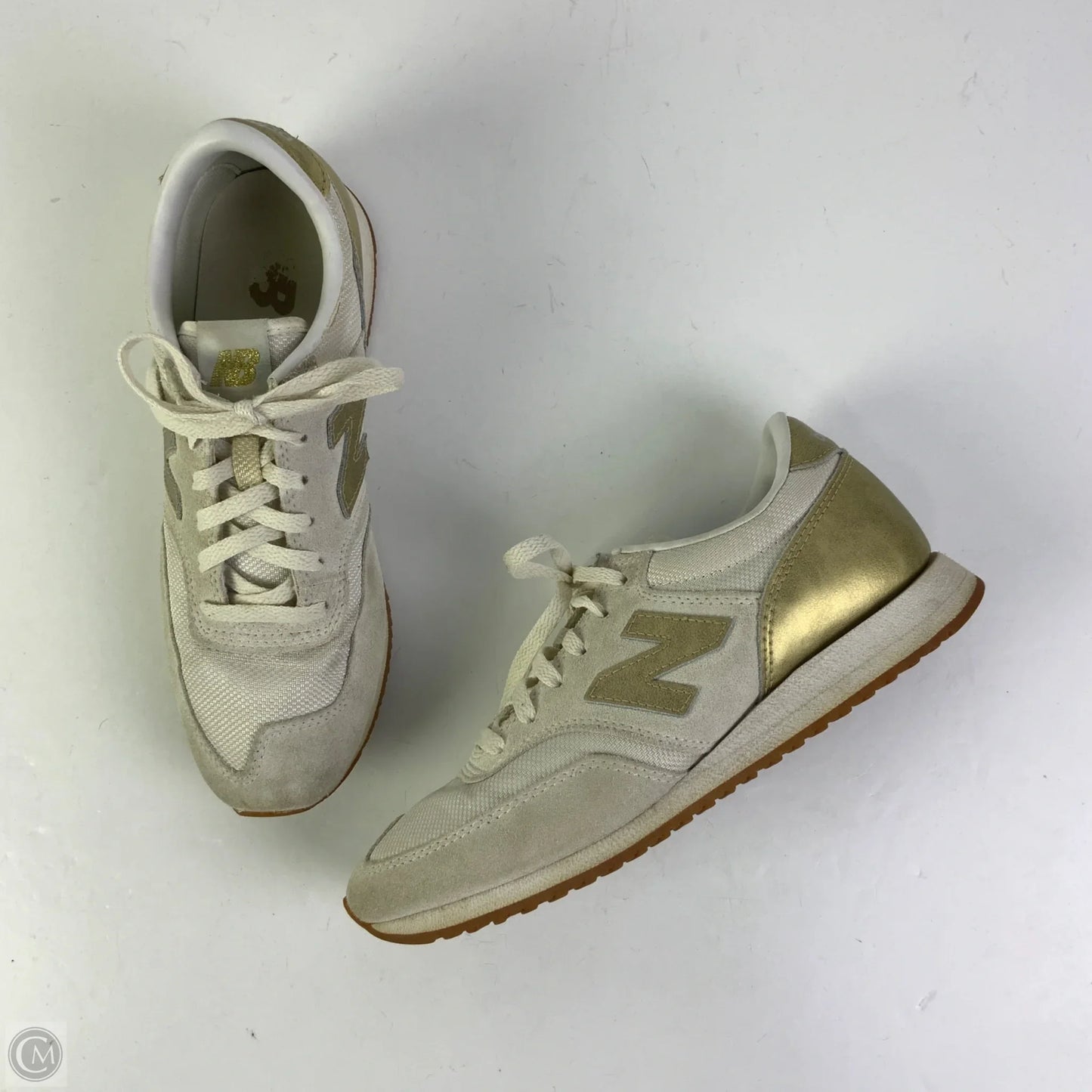 Shoes Sneakers By New Balance In Cream, Size: 7.5
