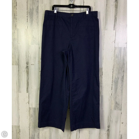 Pants Wide Leg By Free Assembly In Navy, Size: 22