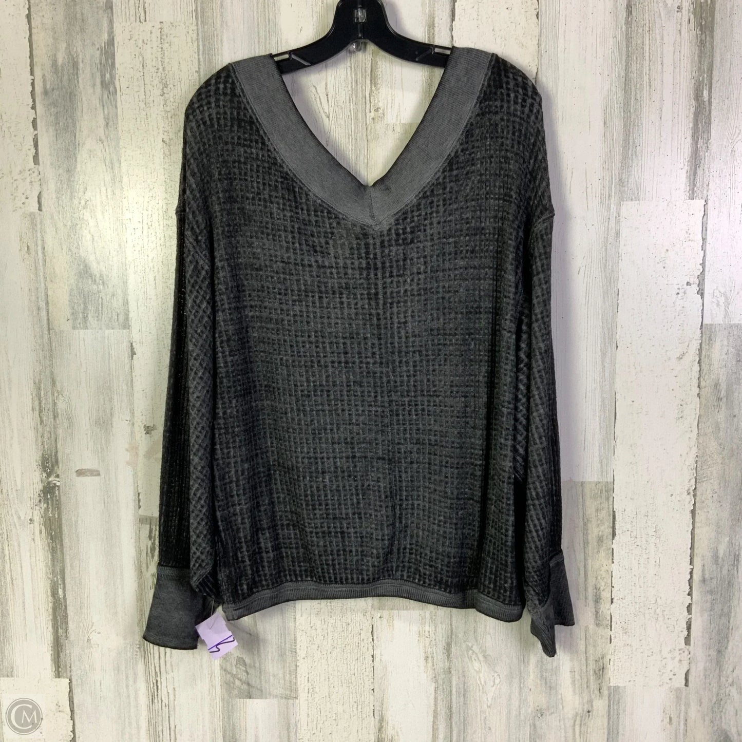 Top Long Sleeve By We The Free In Grey, Size: M