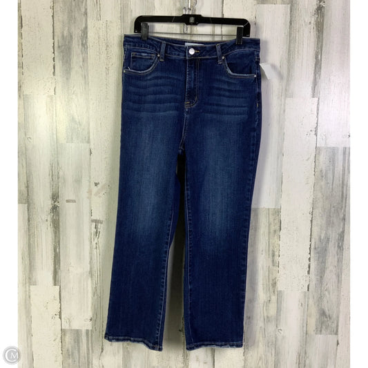 Jeans Straight By Risen In Blue Denim, Size: 12