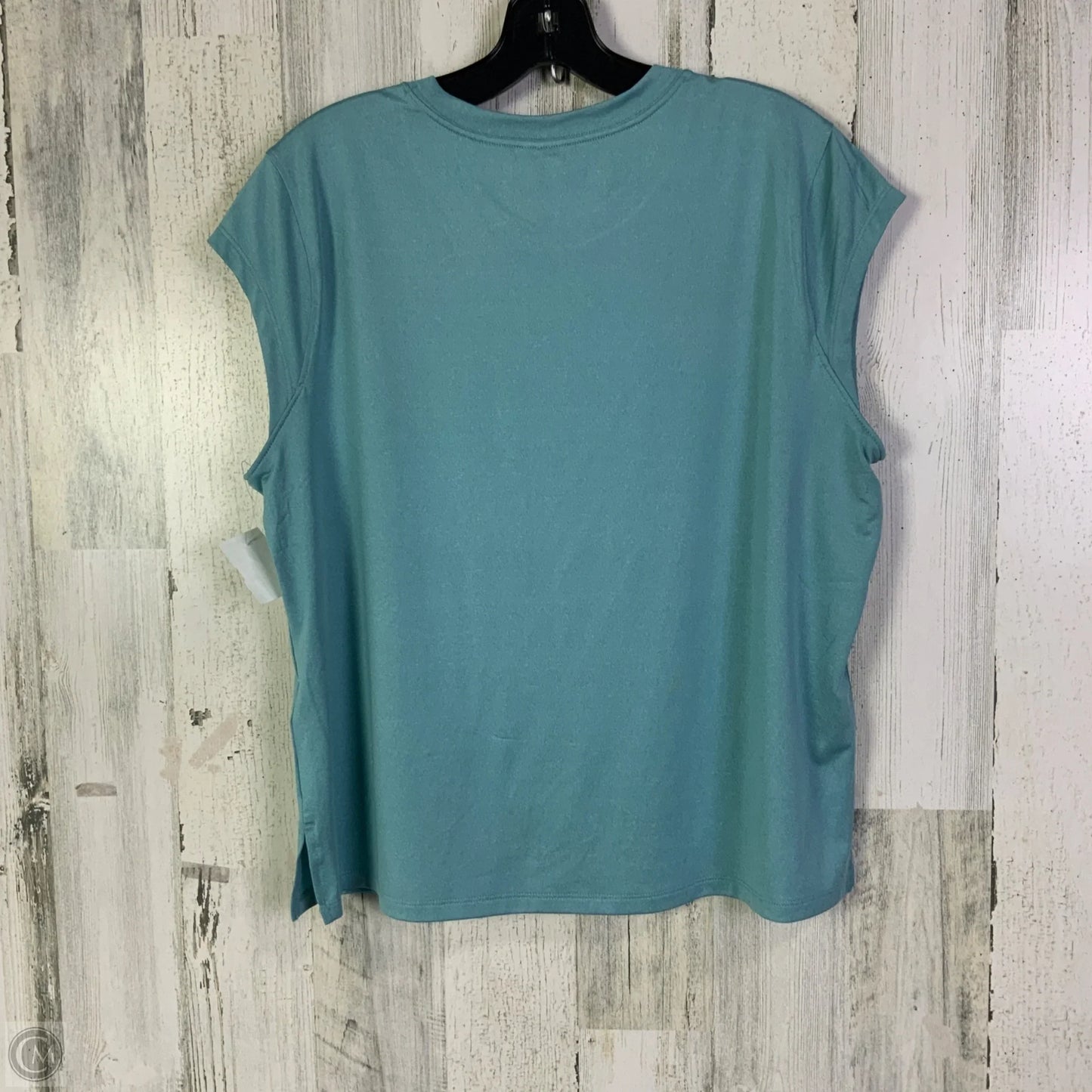 Athletic Top Short Sleeve By Columbia In Blue, Size: L