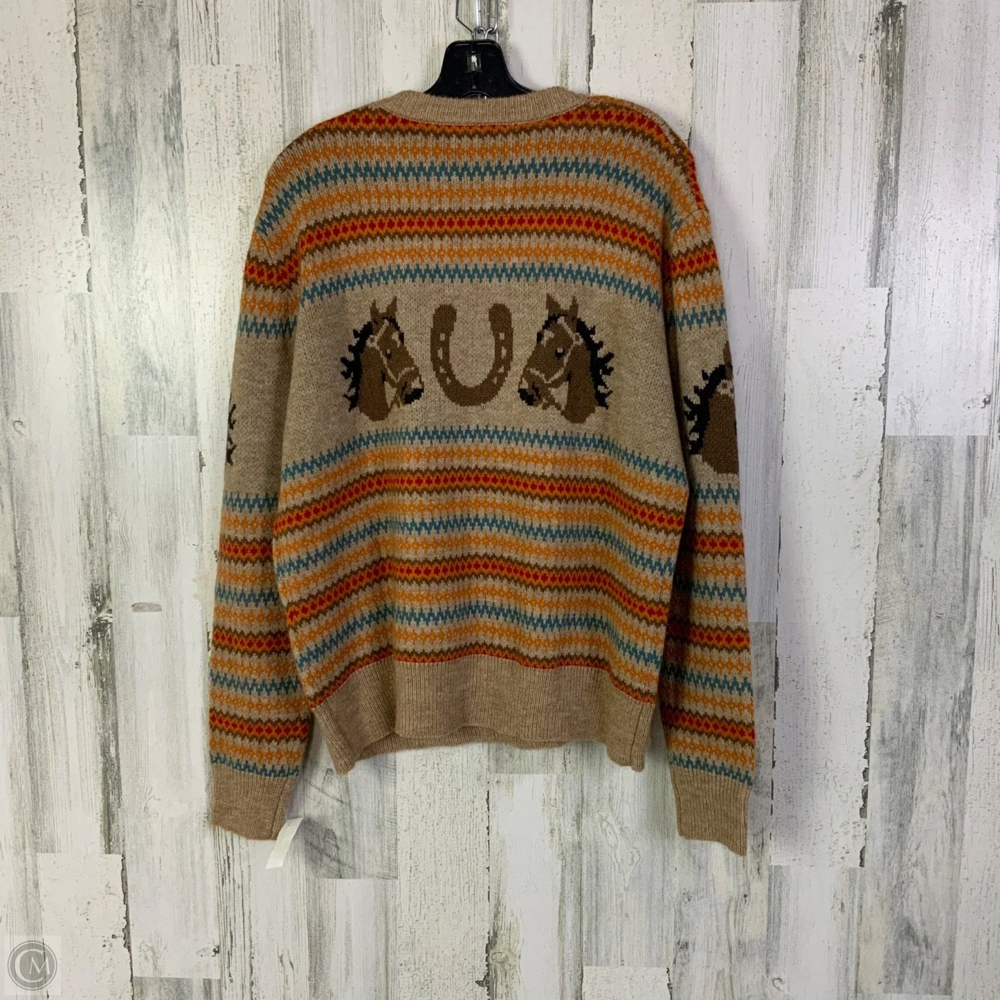 Sweater By Clothes Mentor In Brown, Size: Xl