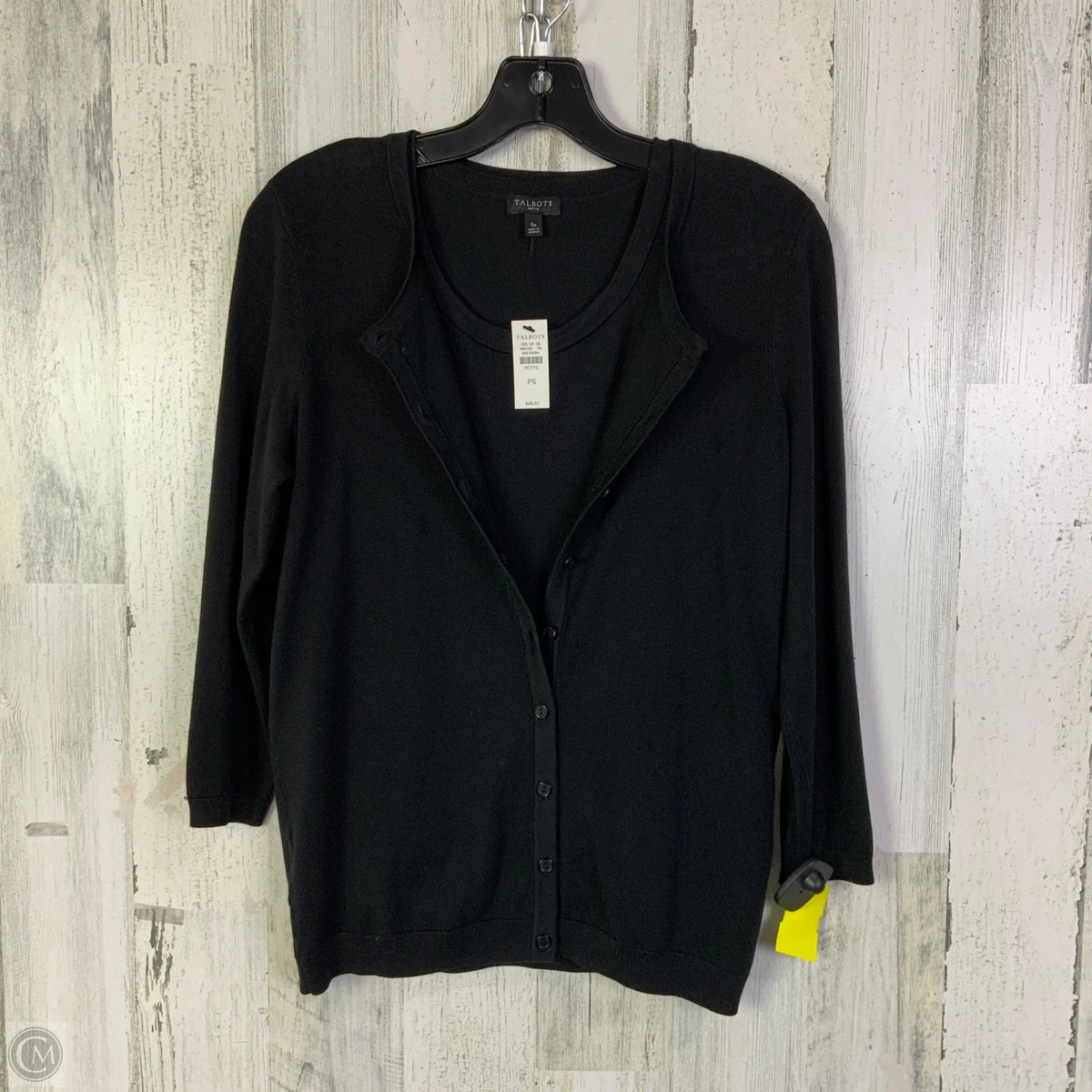 Sweater 2pc By Talbots In Black, Size: Sp