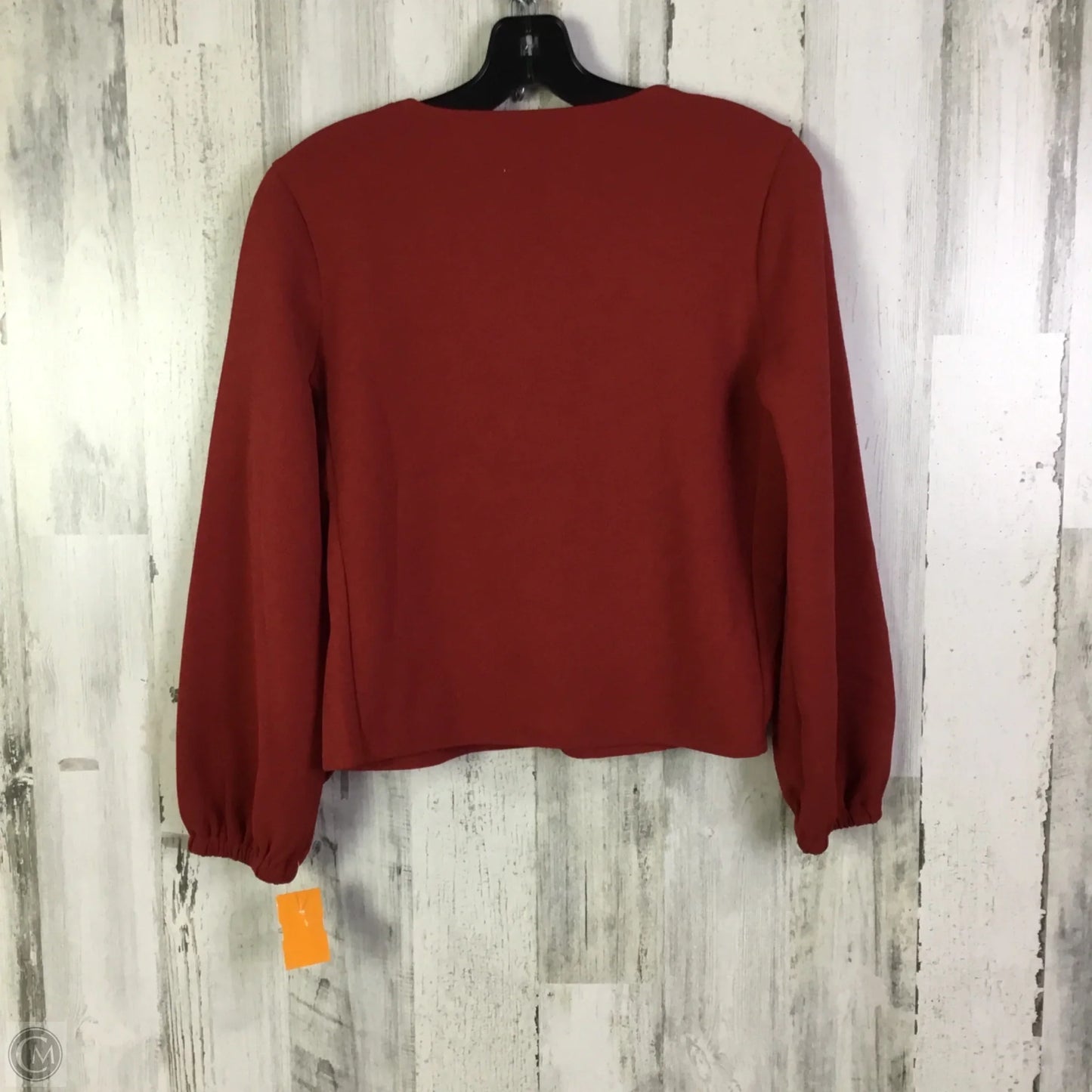 Top Long Sleeve By Madewell In Red, Size: Xs