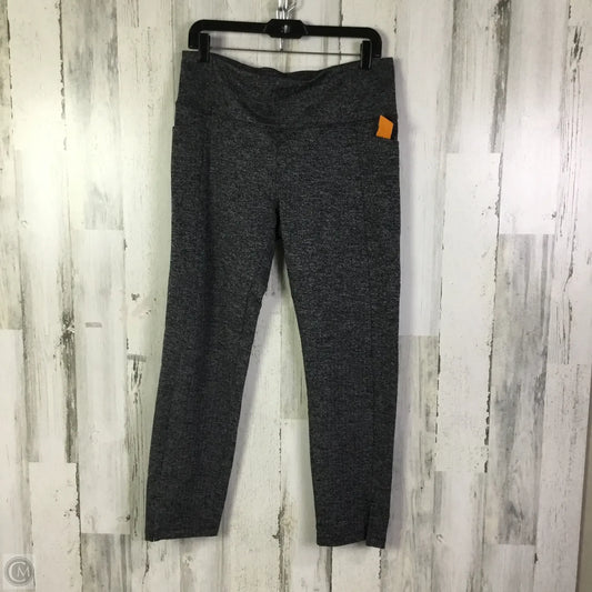 Athletic Leggings By Athleta In Black & White, Size: L