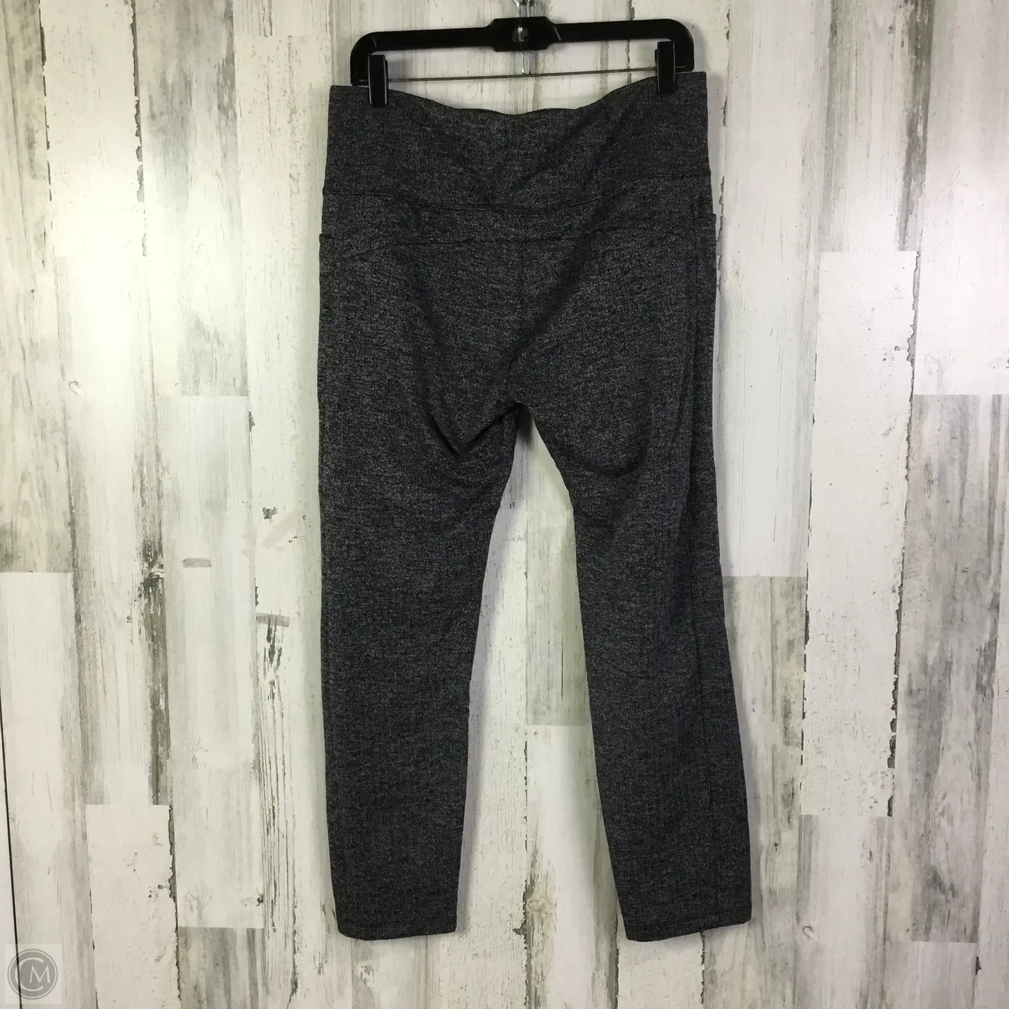 Athletic Leggings By Athleta In Black & White, Size: L