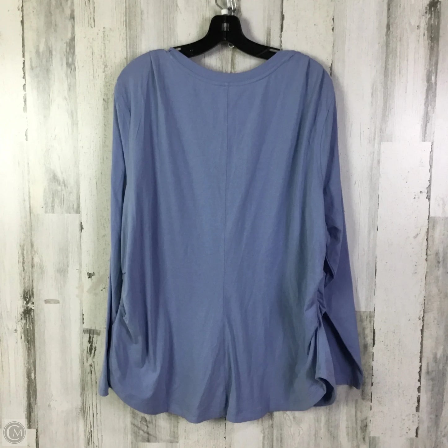 Athletic Top Long Sleeve Crewneck By Athleta In Blue, Size: 2x