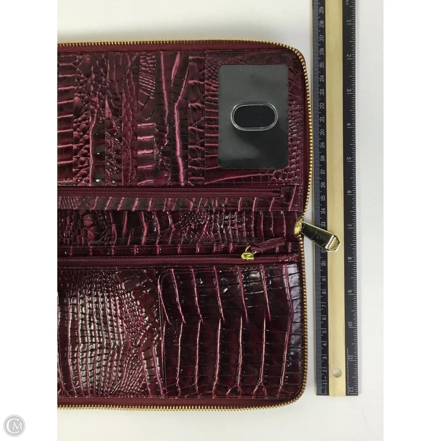 Clutch Designer By Brahmin, Size: Large