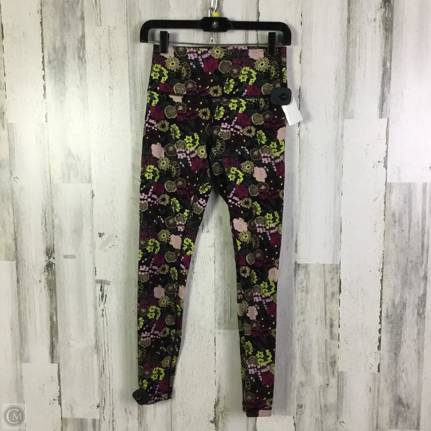 Athletic Leggings By Lululemon In Black & Purple, Size: 6