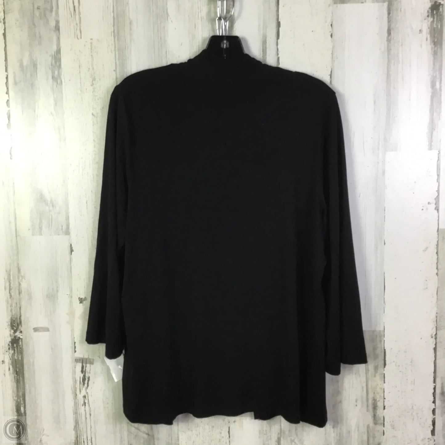 Cardigan By Karen Kane In Black, Size: Xl