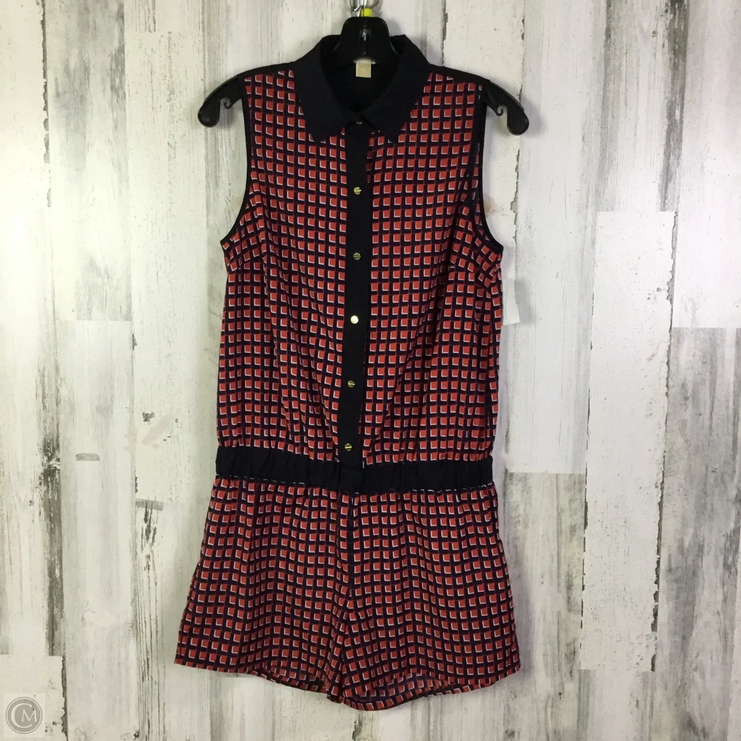 Romper By Michael By Michael Kors In Blue & Orange, Size: S