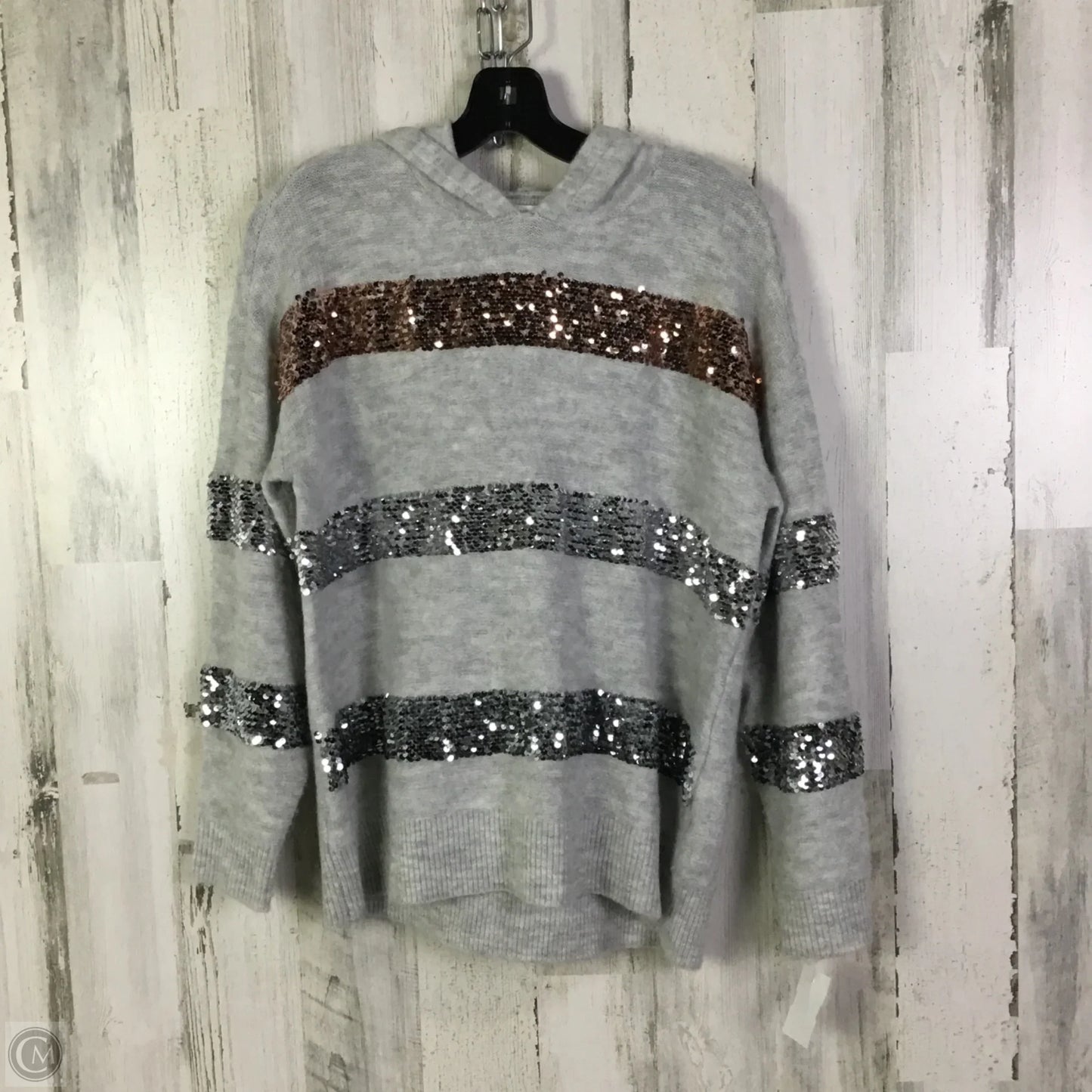 Sweater By Nine West In Grey, Size: M