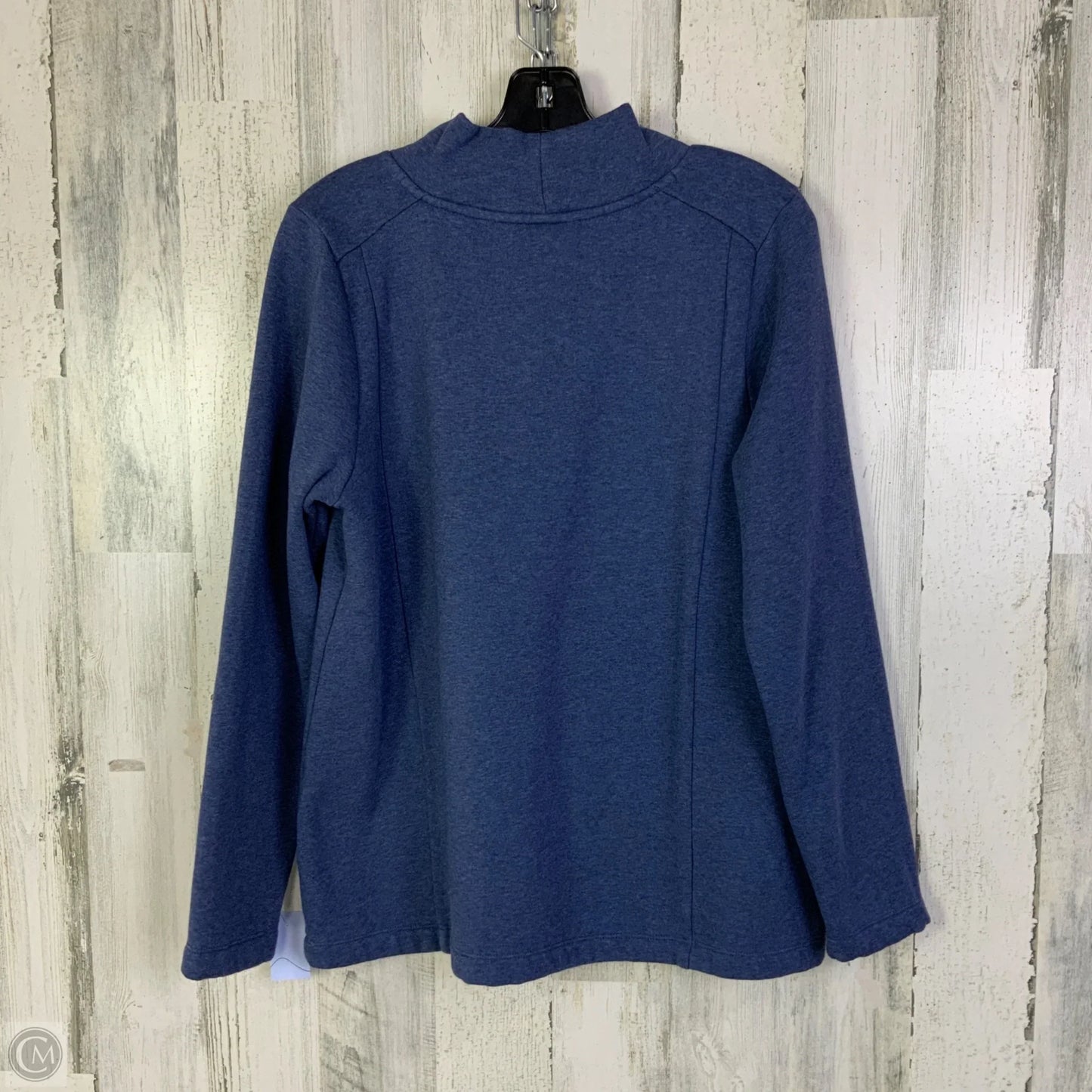 Sweatshirt Collar By J. Jill In Blue, Size: M