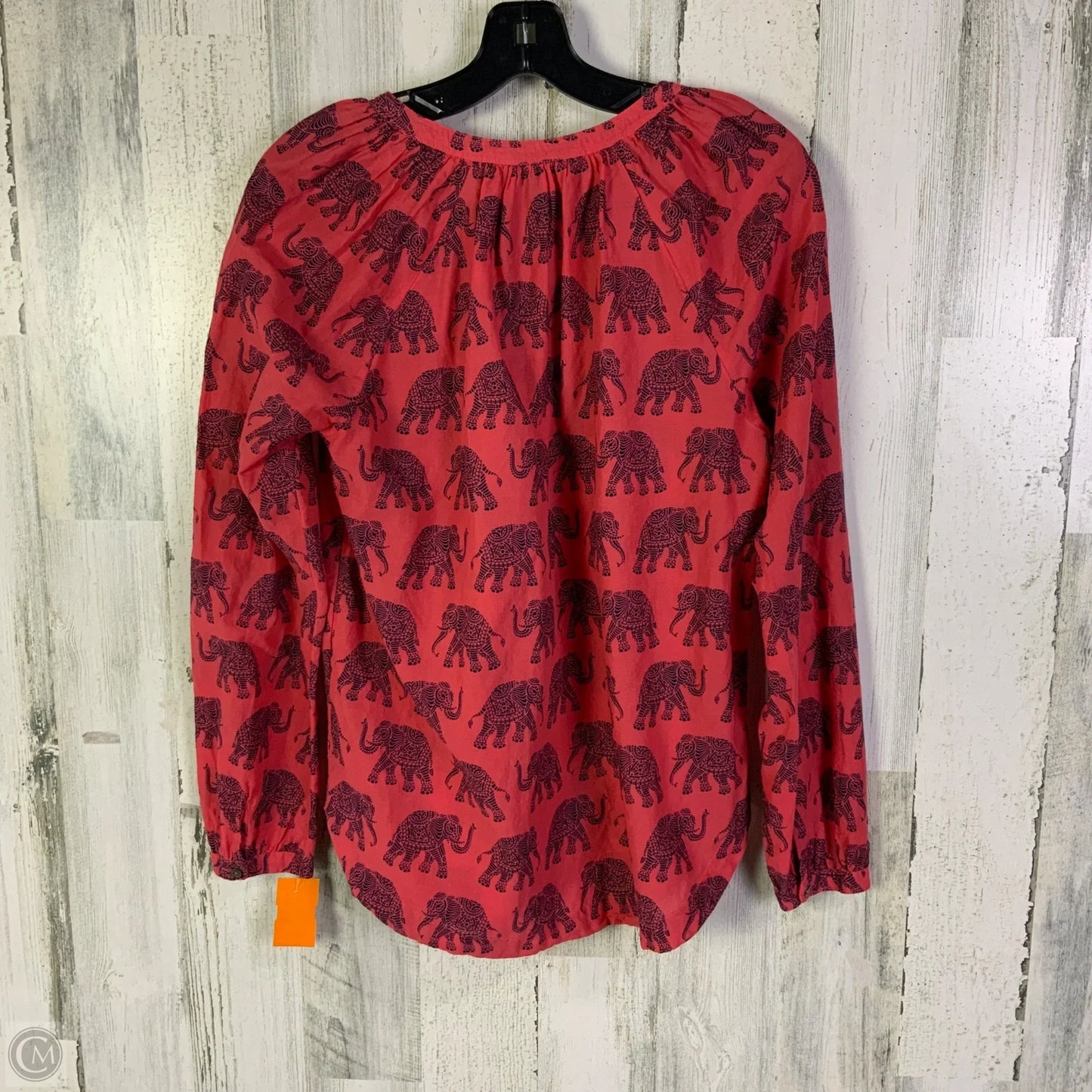 Top Long Sleeve By J. Crew In Blue & Pink, Size: S