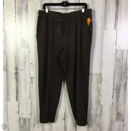 Pants Lounge By Eileen Fisher In Green, Size: L