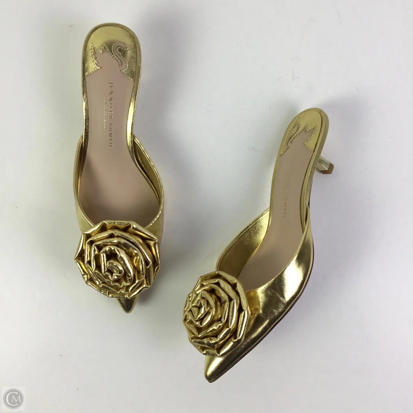 Shoes Heels Kitten By Antonio Melani In Gold, Size: 6