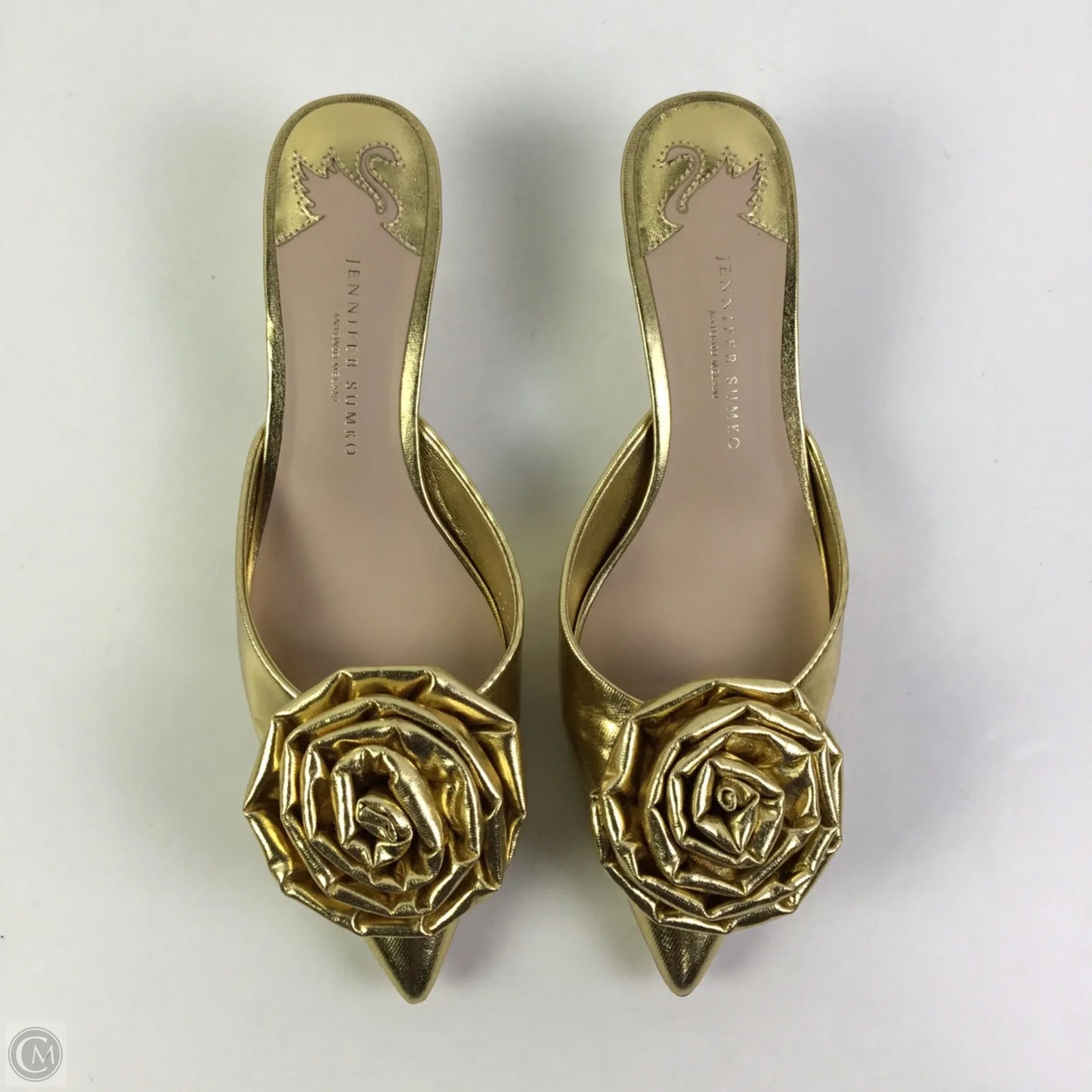 Shoes Heels Kitten By Antonio Melani In Gold, Size: 6