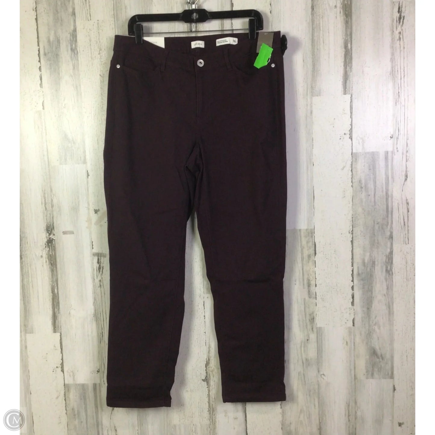 Jeans Boyfriend By J. Jill In Purple Denim, Size: 16