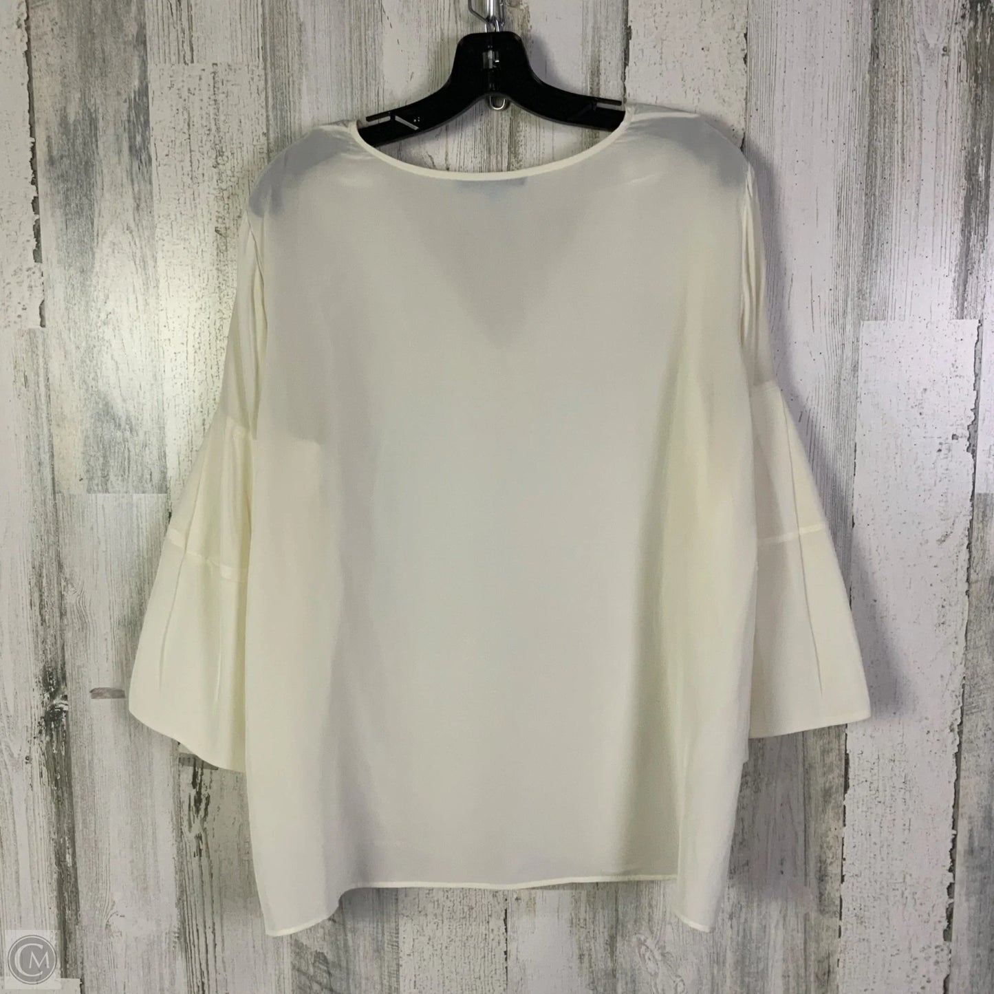 Blouse 3/4 Sleeve By Antonio Melani In Cream, Size: L