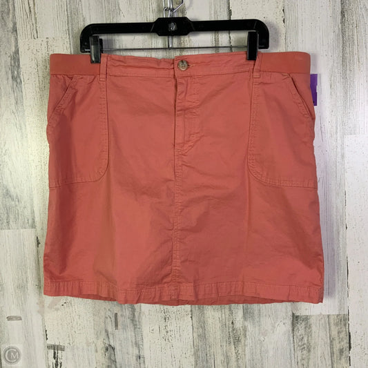 Skort By Lee In Coral, Size: 18