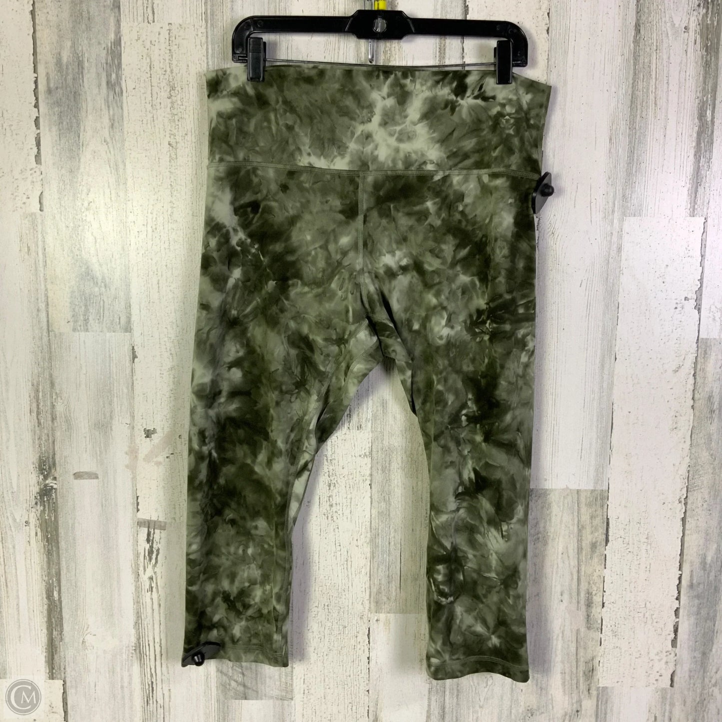 Athletic Leggings Capris By Lululemon In Green, Size: 16