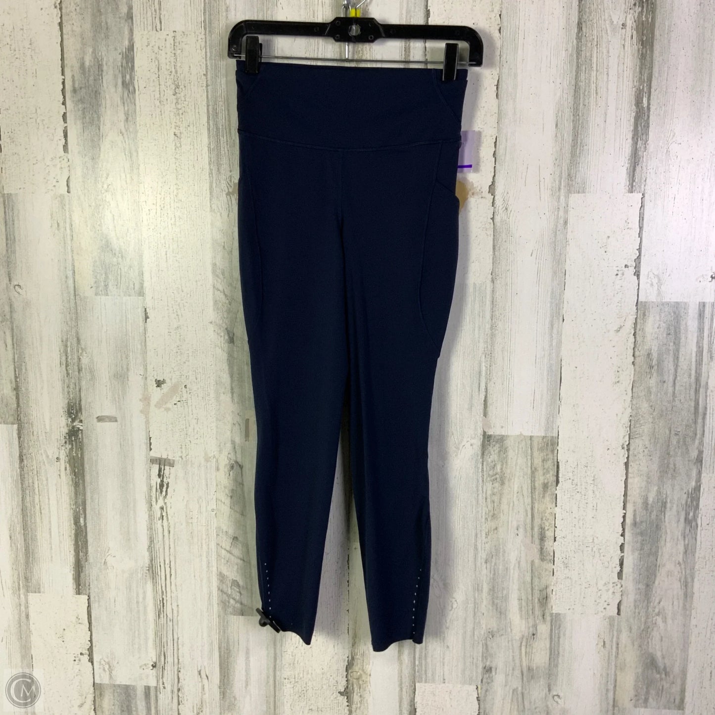 Athletic Leggings By Lululemon In Navy, Size: 6