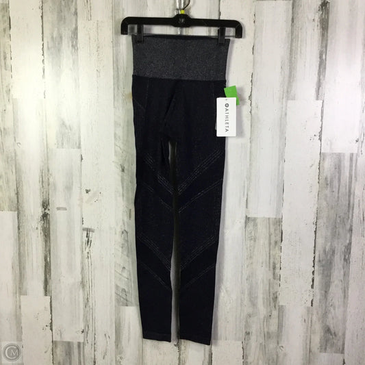 Athletic Leggings By Athleta In Blue & Silver, Size: Xs