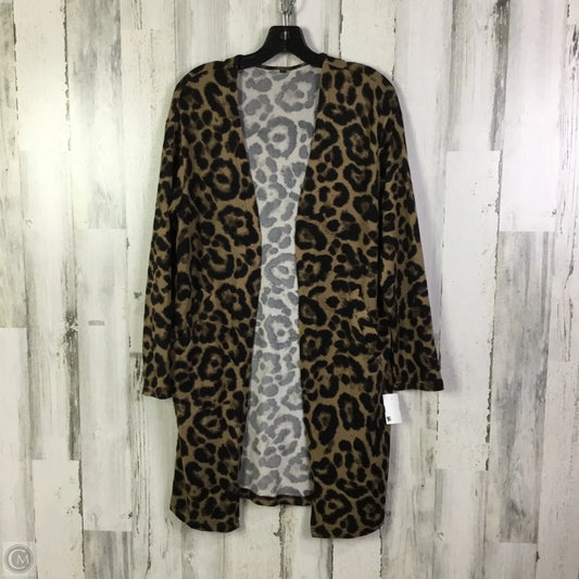 Cardigan By Cme In Animal Print, Size: S