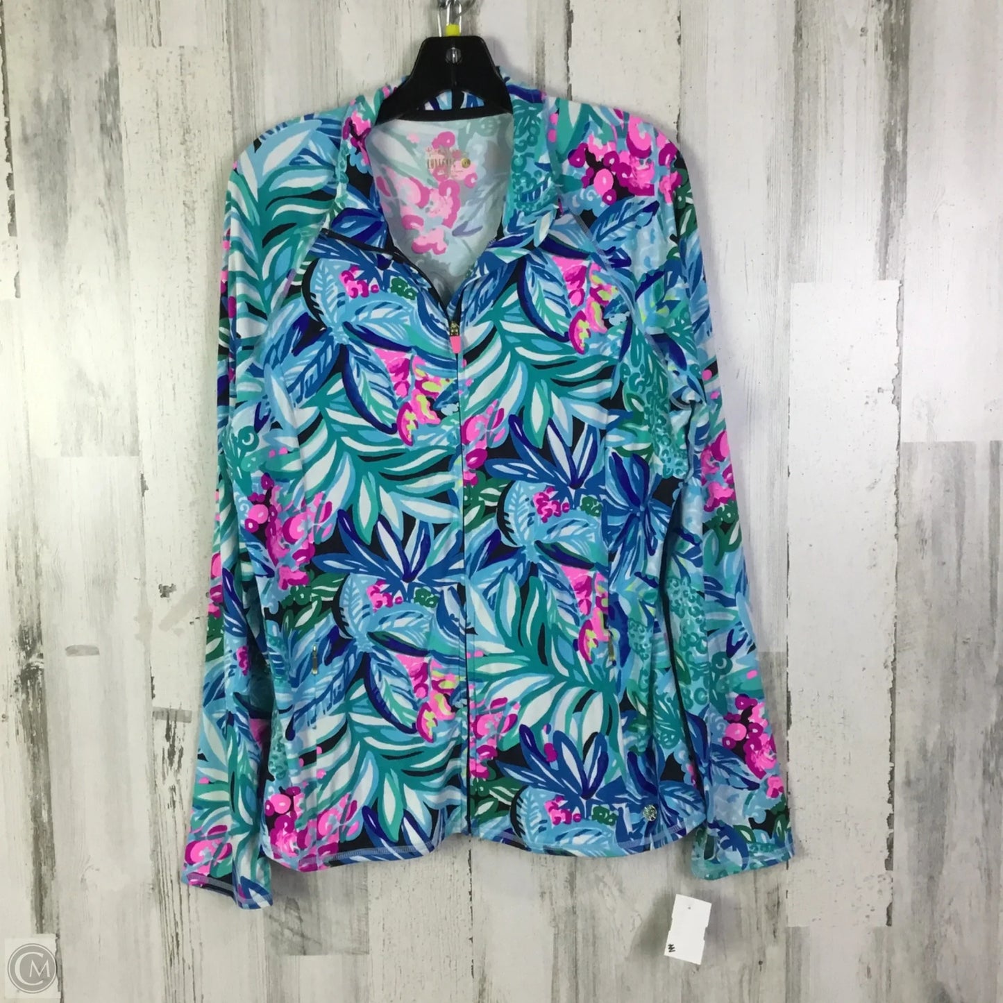 Jacket Designer By Lilly Pulitzer In Blue, Size: Xl