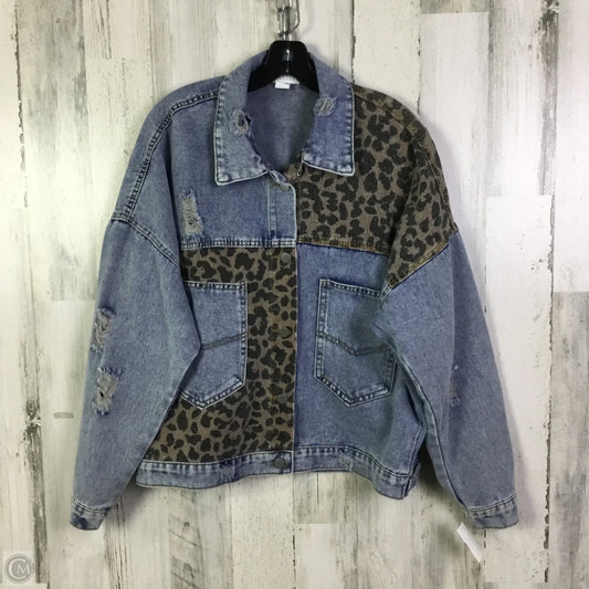 Jacket Denim By Clothes Mentor In Blue Denim, Size: 3x