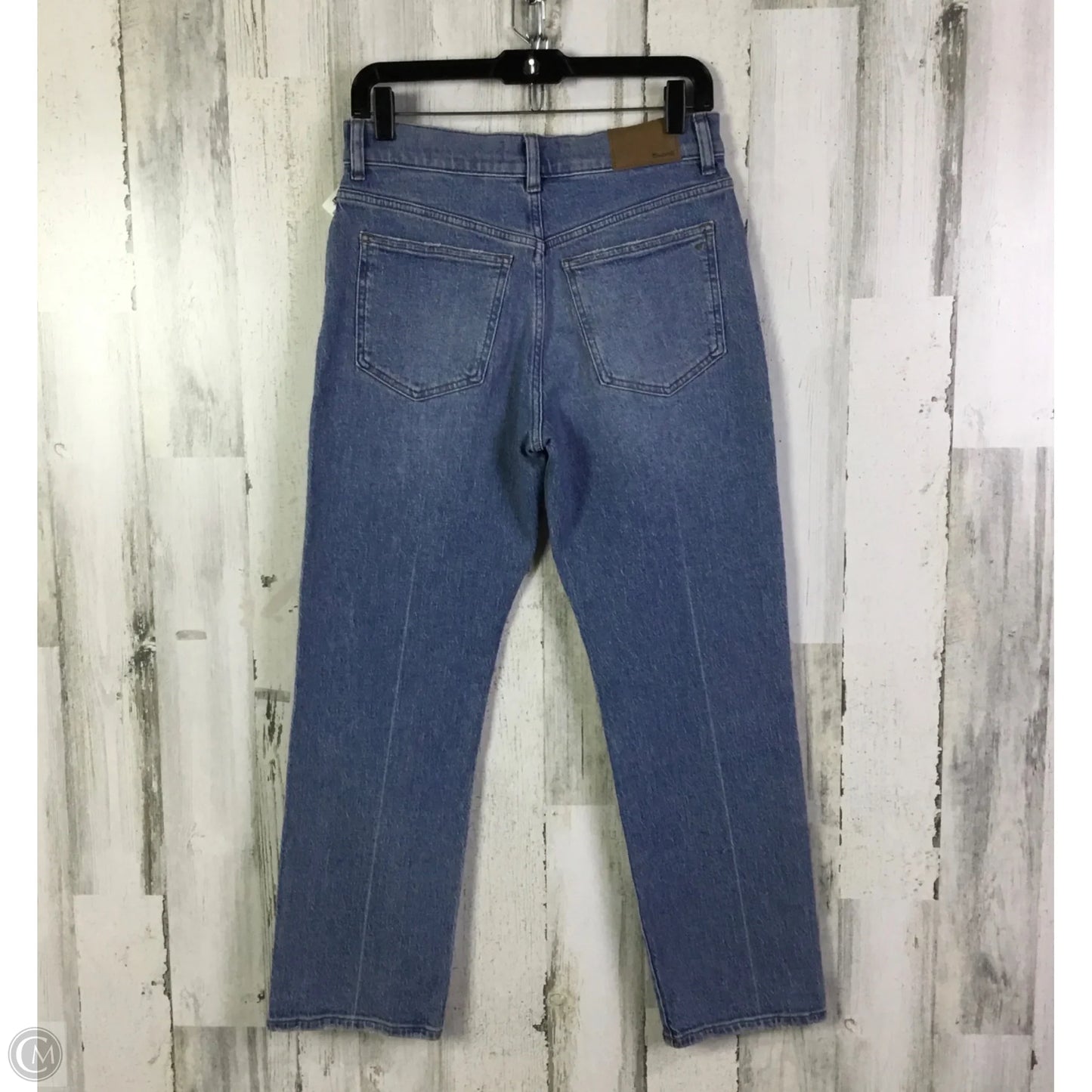 Jeans Straight By Madewell In Blue Denim, Size: 4p