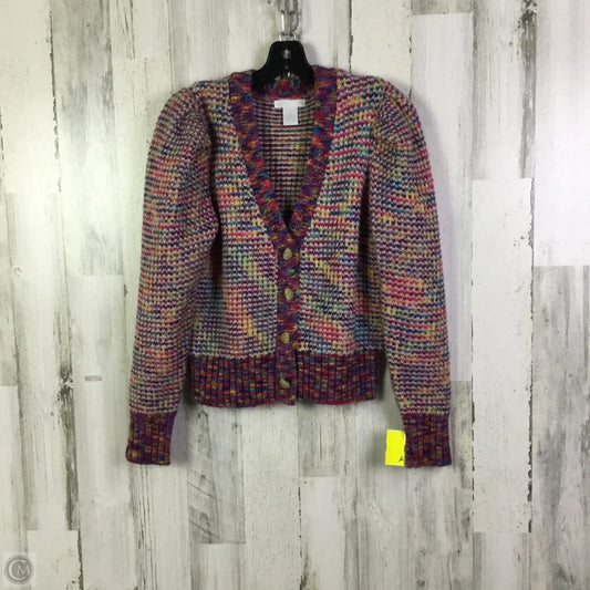 Sweater Cardigan By Design History In Multi-colored, Size: M