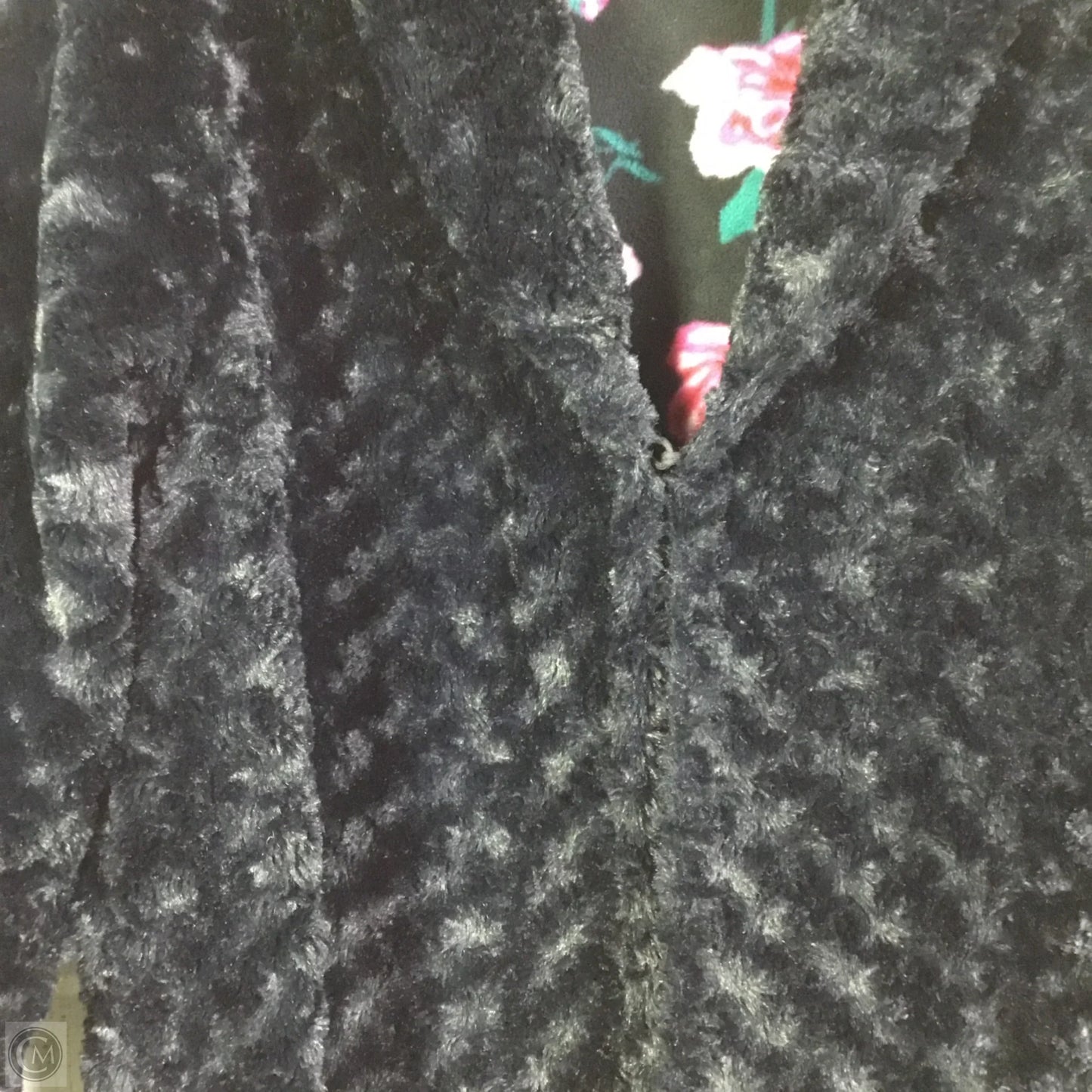 Jacket Faux Fur & Sherpa By Betsey Johnson In Black, Size: S
