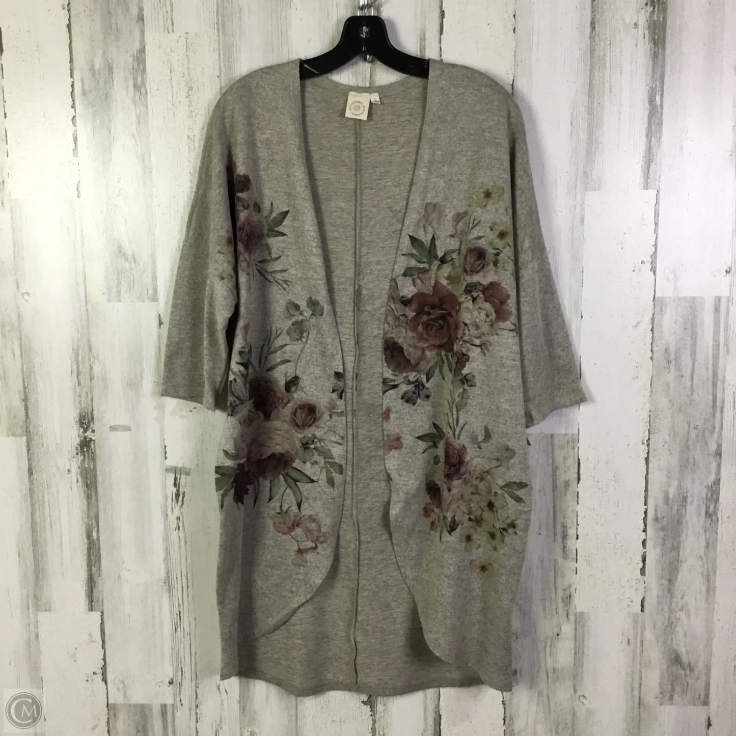 Cardigan By Live In The Moment In Grey, Size: L