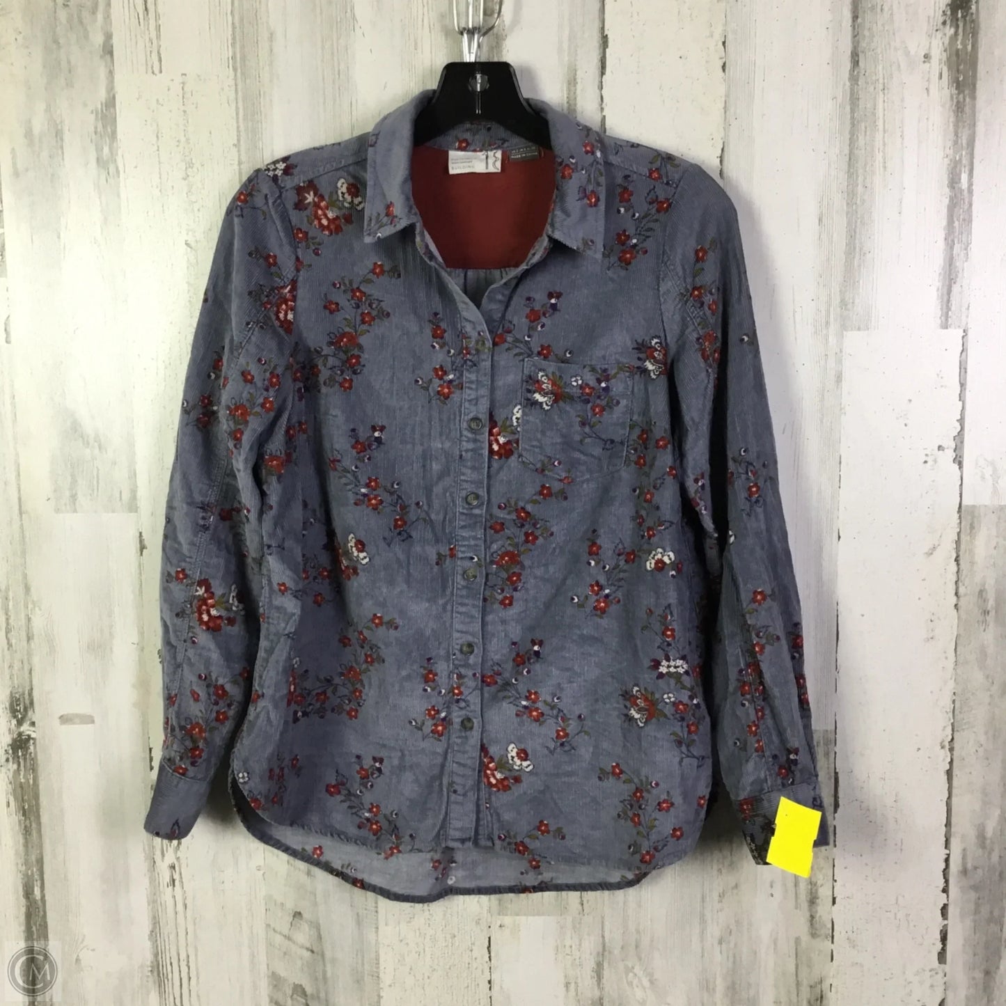 Top Long Sleeve By Anthropologie In Grey, Size: Xs